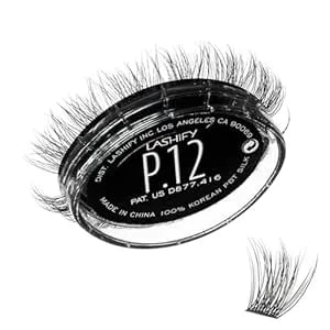 Lashify Plushy 12mm Gossamer Lashes In Black, Easy Diy False Lashes For A Voluminous Yet Still Natural Look