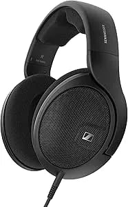 Sennheiser HD 560S Open-Back Over-Ear Wired Headphones – Neutral, Natural Sound For Music, Gaming, And Content Creation, Black