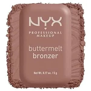 Nyx Professional Makeup Matte Buttermelt Bronzer, Longwear Face Makeup With Up To 12 Hours Of Wear, Vegan Formula - All Butta'D Up (Light Medium Neutral)