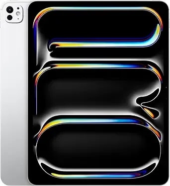 Apple Ipad Pro 13-Inch (m4): Built For Apple Intelligence, Ultra Retina Xdr Display, 1tb, 12mp Front/Back Camera, Lidar Scanner, Wi-Fi 6e, Face Id, All-Day Battery Life — Silver