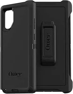 Otterbox Your Carrier To Confirm 5g Network Availability In Your Area Defender Series Case - Black, Rugged & Durable, With Port Protection, Includes Holster Clip Kickstand