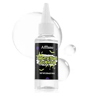 Sweat & Tears Sfx Makeup, Realistic Fake Sweat Dripping Tears Eye Makeup, Monster Sfx Fake Tear Make Up, Safe Scaring Liquid Dramatized Thick Tear Drop For Halloween Movies Cosplay Make Up For Actors