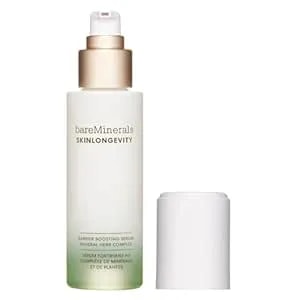 Bareminerals Skinlongevity Barrier Boosting Serum, Hydrating Face Serum With Niacinamide, Strengthens Skin Barrier, Improves Texture, Suitable For All Skin Types, 30ml