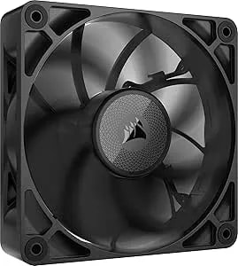 Corsair Icue Link RX120 MAX 120mm PWM Thick Fan – High-Static Pressure – Liquid Crystal Polymer – Magnetic Dome Bearing – Single Fan – Black