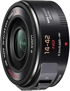 Panasonic Lumix G X Vario Power ZOOM LENS, 14-42MM, F3.5-5.6 ASPH., Mirrorless Micro FOUR Thirds, Power O.I.S., H-PS14042K (USA Black)
