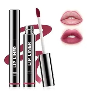 Peel Off Lip Liner Highly Pigmented - Lip Stain Long Lasting Waterproof For Women Girls, Lip Tint Stain Peel Non-Sticky & Smudge-Proof Easy To Use & Natural Finish (Mauve)