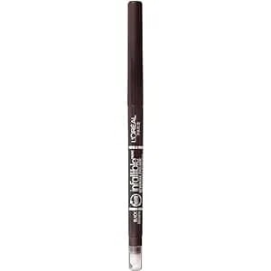L'Oreal Paris Makeup Infallible Never Fail Original Mechanical Pencil Eyeliner With Built In Sharpener, Black Brown, 0.008 Oz., 1 Count