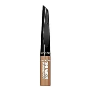 Revlon Colorstay 5-In-1 Semi-Permanent Brow Ink With Spoolie Brush, Waterproof, Transfer-Proof, Eyebrow Makeup, Easy To Remove, 350 Blonde Ink, 0.09 Fl Oz