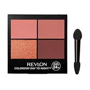 Revlon Colorstay Day To Night Eyeshadow Quad, Longwear Shadow Palette With Transitional Shades And Buttery Soft Feel, Crease & Smudge Proof, 560 Stylish, 0.16 Oz