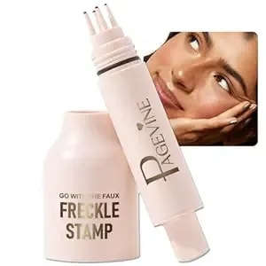 Faux Freckle Stamp Pen, Waterproof Fake Freckles Stain Marker Pencil Tool For Natural And Lifelike Sunkissed Face Freckle Makeup, Quick Dry & Long-Lasting Freckle Stamp (2# Medium)