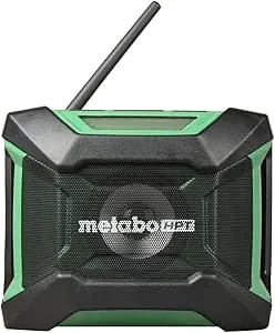 Metabo Hpt 18v Multivolt Cordless Bluetooth Radio, Powerful Sound With 15 Level Equalizer, 18 Hour Runtime, Compact And Lightweight, Bluetooth Connection, Tool Body Only, ur18daq4