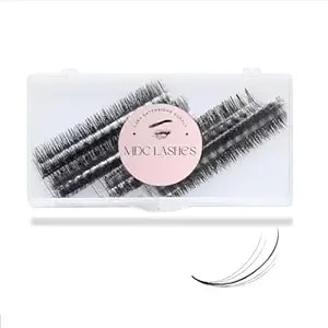 1000fans Promade Wispy Lash Extension Volume Lashes 0.05-0.07 Thickness, C/D/Cc Curl, 8-18mm Loose Fans False Eyelashes 5d 7d 9d For Fluffy Eyelash Cluster (7d-0.07-Cc 13mm)