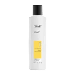 Nioxin Scalp + Hair Thickening System 1 Shampoo - For Natural Or Untreated Hair With Light Thinning - With Niacinamide And Biotin - 10.1 Fl Oz.