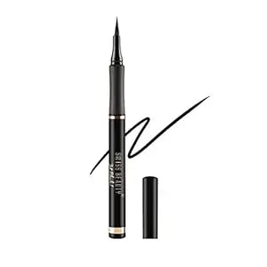 Swiss Beauty Waterproof And Long Wearing Bold Felt Tip Pen Glossy Eyeliner - Smudge Proof Eye Makeup - Quick Drying - Black, 1.2ml