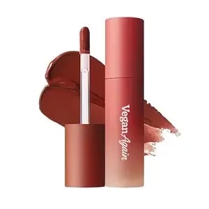 Touch In Sol Vegan Again Blur Core Lip Tint (#Brick Hazel) - Long Lasting, High Pigment Velvet Matte Lip Stain – Lightweight Smooth Blur Finish