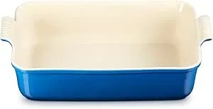 Le Creuset Stoneware Heritage Deep Rectangular Lasagna Dish, 6.75 Qt., Marseille