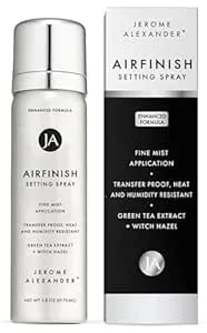 Jerome Alexander Magicminerals Airfinish Setting Spray, Long-Lasting Finishing Spray, Weightless-Feel, Flawless, Matte Coverage