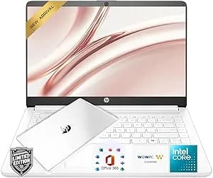 Hp Ultrabook Laptop With Microsoft 365, Copilot Ai, Intel Core Cpu, Thin & Light, Anti-Glare Display, 1tb Onedrive + 64gb Ssd, win11, Fast Charge And 12hrs Battery, Essential, Fast, Smart, No Mouse