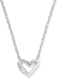 Kendra Scott, Women'S, Emery Heart Short Pendant Necklace