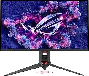 Asus Rog Swift 27” 4k Qd-Oled Gaming Monitor (pg27ucdm) - 240hz, 0.03ms, Custom Heatsink, Neo Proximity Sensor, G-Sync Compatible, 99% Dci-p3, True 10-Bit Color, Displayport 2.1a uhbr20, 3 Yr Warranty