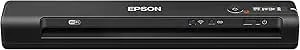 Epson Workforce ES-60W Wireless Portable Sheet-Fed Document Scanner For PC And Mac 10.7" By 1.9" By 1.4"