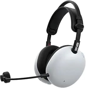 Sony Inzone h9 Ii Wireless Noise Canceling Gaming Headset, Wh-1000xm6 Drivers, Lightweight, Detachable Cardioid Ai Mic, 2.4ghz And Bluetooth, Soft Case, For Pc, ps5, Switch, And Mobile, White