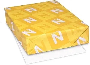 Classic Linen Premium Paper, 8.5" X 11", 24 Lb/89 Gsm, Solar White, 500 Sheets (06051)