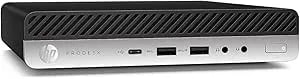 Hp Prodesk 600 g4 Mini Pc - Intel Core i5-8500t - 16gb Ram - 512gb Nvme - Built In Wi-Fi Bt - Windows 11 Pro - Mini Desktop Computer (Renewed)