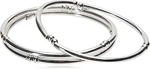 Nine West Women'S Set Of 3 Stretch Bracelet Silver Tone
