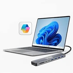 Microsoft Refurbished Surface Laptop (2024), Windows 11 Copilot+ Pc, 15" Touchscreen Display, Snapdragon X Elite (12 Core), 16gb Ram, 256gb Ssd Storage, Platinum,Free Hbb 9 In 1 Usbc Hub