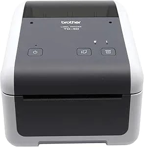 Brother TD4420DN 4-Inch Thermal Desktop Barcode And Label Printer, For Labels, Barcodes, Receipts And Tags, 203 Dpi, 8 IPS, Standard USB And Serial, Ethernet LAN