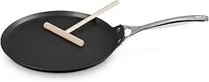 Le Creuset Toughened Nonstick Pro Crepe Pan With Rateau, 11"