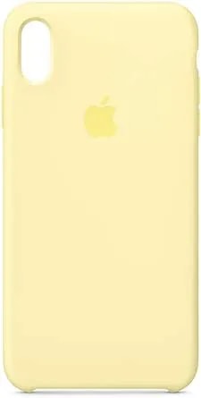Apple Iphone Xs Max Silicone Case - Mellow Yellow