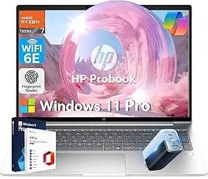 Hp Probook 465 g11 16" Business Laptop, Amd Ryzen 7 7735u (Beats Ultra 7 165u), Amd Radeon 680m, Fingerprint, Backlit Kb, Copilot Ai, Fhd+ Ips Display, Wi-Fi 6e, Win 11 Pro(32gb ddr5 - 2tb Ssd)