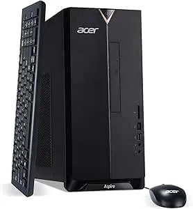 Acer Aspire Tc-895-ua92 Desktop, 10th Gen Intel Core i5-10400 6-Core Processor, 12gb 2666mhz ddr4, 512gb Nvme M.2 Ssd, 8x Dvd, 802.11ax Wi-Fi 6, Usb 3.2 Type C, Windows 10 Home