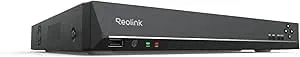 Reolink 36ch Network Video Recorder For Home Security Camera System, Only Work With 16mp/12mp/4k/8mp/5mp/4mp Reolink Poe Security Camera, Integrated O/I Alarm System, No Hdd Included, rln36
