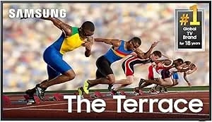 Samsung 75-Inch Class Neo Qled 4k The Terrace Full Sun, Neo Quantum Hdr+, Dolby Atmos, Weatherproof, Outdoor Tv, Anti-Reflection, Smart Tv W/Alexa Built-In, (qn75lst9dafxza, 2024)