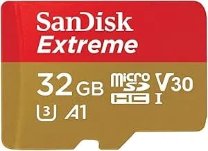 Sandisk 32GB Extreme For Mobile Gaming Microsd UHS-I Card - C10, U3, V30, 4K, A1, Micro SD - Sdsqxaf-032G-GN6GN