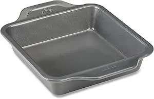 All-Clad Pro-Release Nonstick Square Baking Pan 8x8 Inch Oven Safe 450f Half Sheet, Cookie Sheet, Muffin Pan, Cooling & Baking Rack, Round Cake Pan, Loaf Pan, Baking Pan Grey
