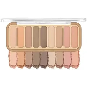 Kyda 9 Colors Netural Nude Eyeshadow Palette With Brush, High Pigment Matte Warm Brown Eye Shadow, Netural Eyes Palette For Women, Soft Blendable Powder Eyeshadow, Korean Eyes Makeup