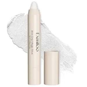 Exmiloo Multi-Use Cream Highlighter Stick, Pearly Ivory Face Glow Stick, Buildable & Blendable Highlighter For Cheeks And Nose, Vegan & Cruelty-Free, Buttercream