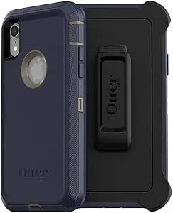 Otterbox Defender Series Screenless Edition Case For Iphone Xr - Frustration FrēE Packaging - Dark Lake (Chinchilla/Dress Blues)