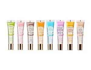 Ruby Kisses Broadway Vita-Lip Clear Lip Gloss (8 Pack), Ultra-Hydrating & Soothing Formula With Vitamins, High-Shine Non-Sticky Finish Lip Balm With Mint, Rosehip, Coconut, Mango, Argan, Honey, Shea