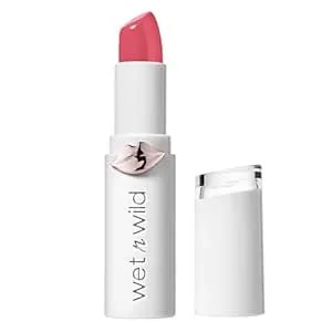 Wet N Wild Mega Last High-Shine Lipstick Lip Color, Infused With Seed Oils For A Nourishing High-Shine, Buildable & Blendable Creamy Color, Cruelty-Free & Vegan - Pinky Ring