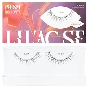 Lilac St - Prism Glamorous Faux Eyelash Clusters (10mm) - Dynamic & Fluttery Volume - Diy Lash Extension Wisps - Lightweight & Lifelike - Lasts 10 Days - Women Founded, Cruelty Free, Vegan - 10 Lashes