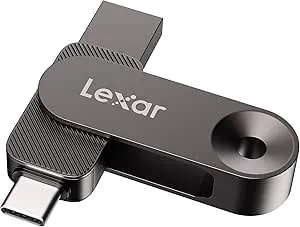 Lexar 128gb Solid State Dual Drive d500 Usb 3.2 Gen 1, For Usb Type-C/Usb Type-A Devices, Up To 400mb/S Read, Compatible With Iphone 15/16/17 Series, Android, Tablet, Pc And Mac (ljdd500128g-Bnqnu)
