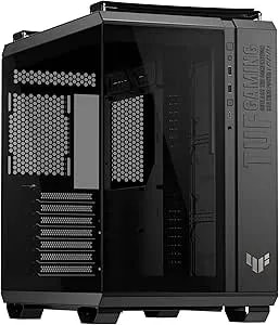 ASUS TUF Gaming GT502 Horizon ATX Mid-Tower PC Case (Boundless Panoramic Design, Dual-Chamber, Independent CPU And GPU Cooling Zones, Tool-Free Side Panels, USB 10 Gbps Type-C® Front Panel)