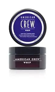 American Crew Men'S Whip Styling Cream (Old Version), Like Hair Gel With Light Hold With Natural Shine, 3 Oz (Pack Of 1)
