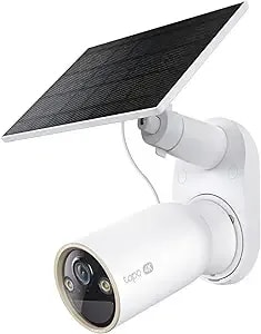 Tapo Magcam 4k Outdoor Wireless Security Camera – Battery Power With Solar Charging, Magnetic Mount, Person/Vehicle Detection, Subscription-Free Local Or Optional Cloud, Works With Alexa, c460 Kit