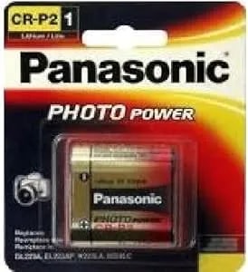 Panasonic 8 X CR-P2 (223A) 6 Volt Lithium Batteries (On A Card)